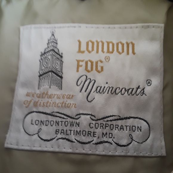 Women's London Fog Coat Tan Size 10 - Picture 3 of 10